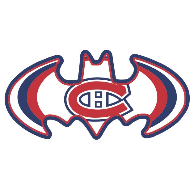 Montreal Canadiens Batman Logo iron on transfers
